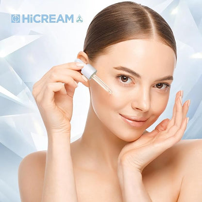 Hyaluronic Acid Serum for Face, Brightening Serum - Even Skin Tone, 100% Pure Anti Aging, Intense Hydration Moisture Non greasy Paraben Free, Water-based Skincare for Face (2 Oz)