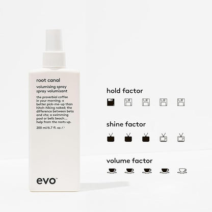 Evo Good Givin' Gift Set Volume Limited Edition Hair Care Gift Set Full Size Gluttony volumizing Shampoo, Bride of Gluttony volumizing Conditioner & Free Root Canal volumizing Spray