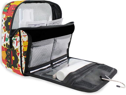 senya Hanging Travel Toiletry Bag Kit Makeup Case Cosmetics Organizer for Men Women