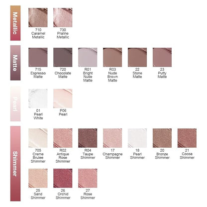 Kaely Single Cream Eyeshadow Pot, Bronze Shimmer Eye Shadow for Older Women High Pigmented Waterproof, Natural Eyeshadow Palette Makeup Brightener, sombras en crema para ojos, Blendable, 20