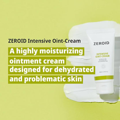 ZEROID | Intensive Oint-Cream | Face Moisturizer for Extremely Dry Skin | Face Cream for Sensitive & Disordered Skin | Intensive Skincare | Face Lotion for Soothing & Moisturizing | 2.7 fl oz (80ml)