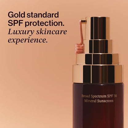 The One Warm Glow Daily Sun Cream SPF 30 – Hydrating Mineral Sunscreen for Face & Neck, Sensitive Skin Safe, with Zinc, Niacinamide, Squalane & Sea Buckthorn, 1 oz