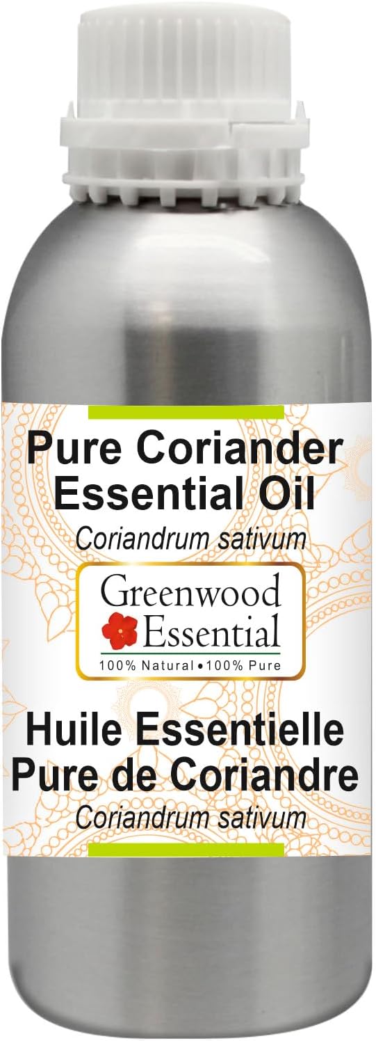 Greenwood Essential Pure Coriander Essential Oil (Coriandrum sativum) 630ml (21 oz)
