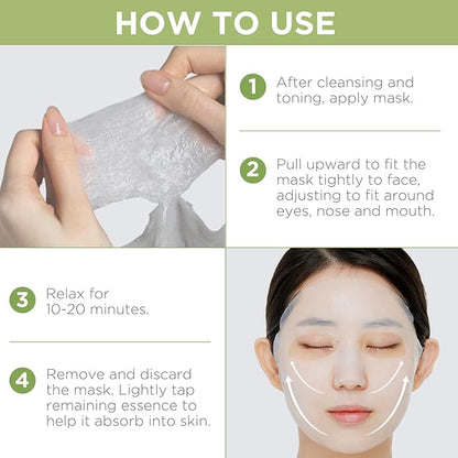 Mediheal Official Best Korean Sheet Mask - Collagen Teatree Essential Face Mask 20 Sheets Lifting Firming Calming Soothing For All Skin Types