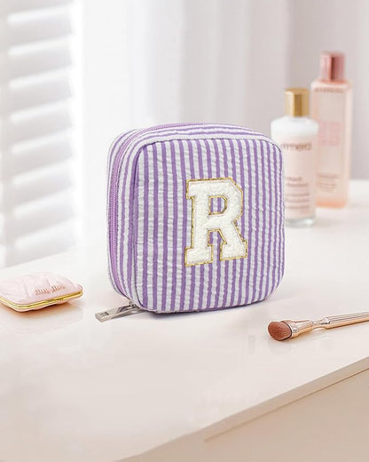 LETGO Gifts for Girls Teen Girl - Pink Preppy Makeup Bag Best Friend Birthday Gifts Teacher Gifts for Women Wedding Gifts Bridesmaid Gifts Daughter Teacher Wife Gifts Teen Girl Gifts