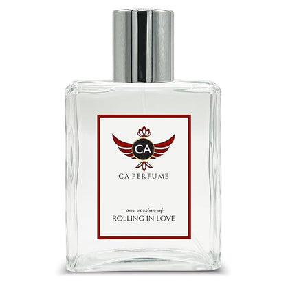CA Perfume Impression of Rolling In Love for Women and Men Eau De Parfum Amber Floral Scent Long Lasting Unisex Fragrance Signature Scent for Day and Night Wear 3.4 Fl Oz 100ml
