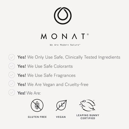 MONAT Black Shampoo + Conditioner – A 2-in-1 Formula for Optimal Hair Care in One Step – Cleanses, Conditions, and Promotes Stronger, Healthier-Looking Hair – For All Hair Types – 237ml (8.0 fl oz)