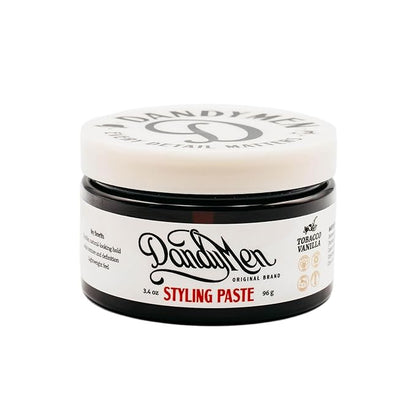 Styling Paste – Medium Hold with Flexible Control and Natural Shine – Enriched with Beeswax & Pro-Vitamin B5 – 3.4 oz (1-pack, Tobacco Vanilla)