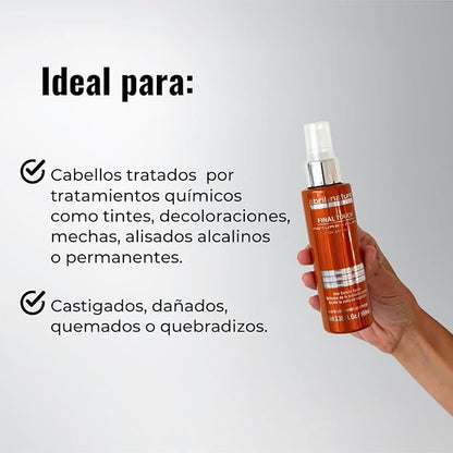 abril et nature - Nature Plex, STOP Breakage - Hydrating Hair Oil Final Touch - Finishing Serum with Hyaluronic Acid - Repairing Shine Oil for Split Ends - Leave-In - 100 ml