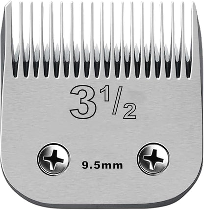 Professional Detachable Replacement Ceramic Blades set,compatible with oster Classic 76/Star-Teq/Power-Teq andi A*dis AGC,BDC,BGC,MBG Series Clippers(Size 3-1/2)