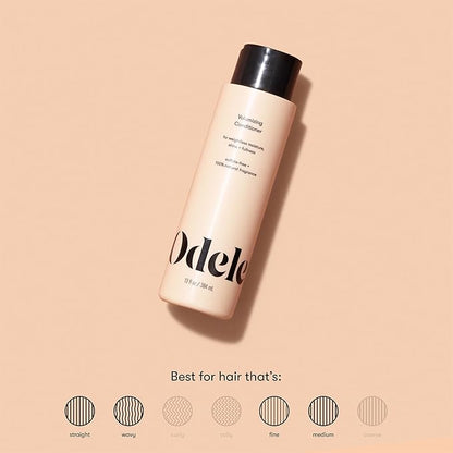 Odele Volumizing Sulfate-Free Conditioner, Adds Moisture, Shine, and Fullness for Straight or Wavy Hair Types, 13 Fl Oz