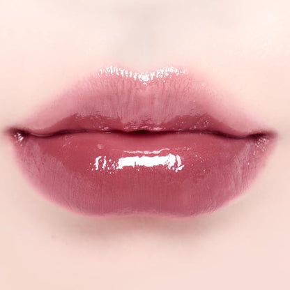 DINTO Blur-Glowy MINI Lip Tint (258 Deo Volente) - Glossy Finish, Hydrating, Long Lasting, Lightweight Texture, Non-Sticky, Vegan & Cruelty-Free, Korean makeup (11 colors)