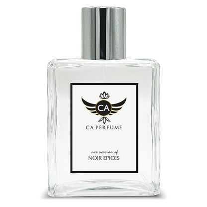 CA Perfume Impression of Noir Epices for Women and Men Eau De Parfum Amber Spicy Scent Long Lasting Unisex Fragrance Signature Scent for Day and Night Wear 3.4 Fl Oz 100ml