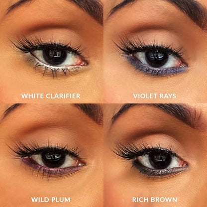 VASANTI Kajal Waterline Eyeliner Pencil - Long-lasting, Waterproof, Smudge-proof, Safe for Sensitive Eyes, Waterline Eye Liner - Opthalmologist Approved and Tested (White Clarifier)