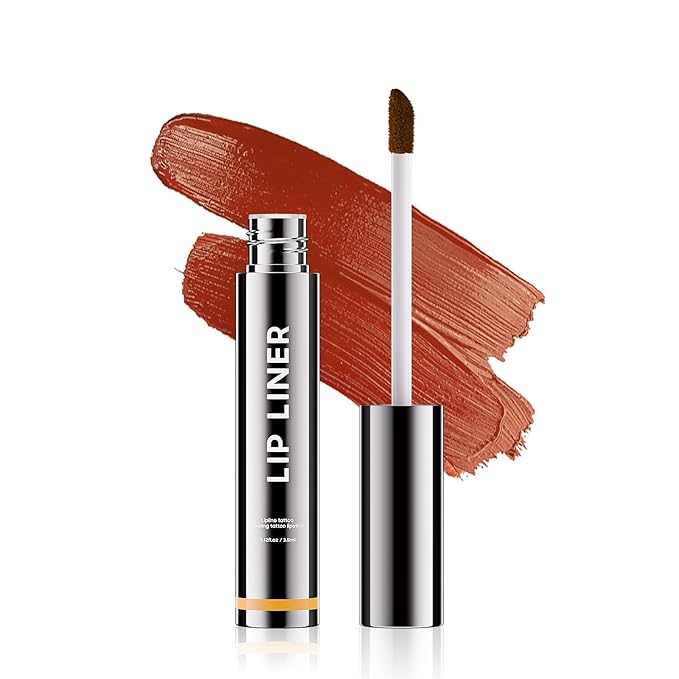 Peel Off Lip Stain Natural Lip Color - Waterproof Lip Liner Stain for Women All Skin Types, Lip Liner Long Lasting Transfer Proof & Smudge-Proof Moisturizing Easy to Use (Nude)