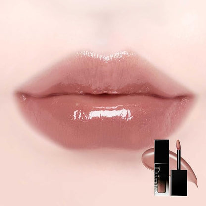 DINTO Blur-Glowy Lip Tint - Glossy Finish, Hydrating, Long Lasting, Lightweight Texture, Non-Sticky, Vegan & Cruelty-Free, K beauty (217 Pax Romana, 0.11 fl.oz) (30 colors)