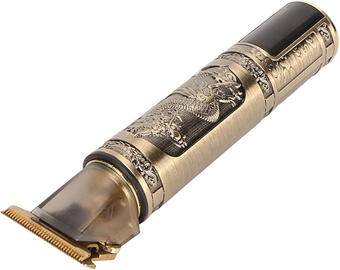 Hair Clippers for Men, Electric Engraved Dragon Hair Trimmer Shaver with Guide Combs, Rechargeable, Efficient Grooming, Quiet, Strong Copper Motor for Standby Haircut