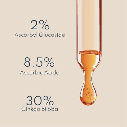 Vitamin C Serum Antioxidant & Anti Aging with Ginkgo Biloba 0.51 Ounces