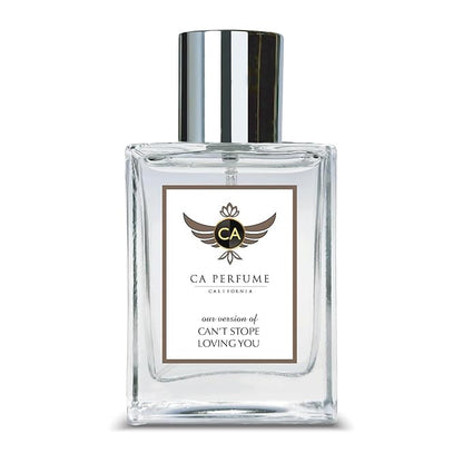 CA Perfume Impression of Can't Stope Loving You for Women Amber Vanilla Fragrance Long Lasting Perfumes for Women Eau De Parfum 1.7 Fl Oz 50ml