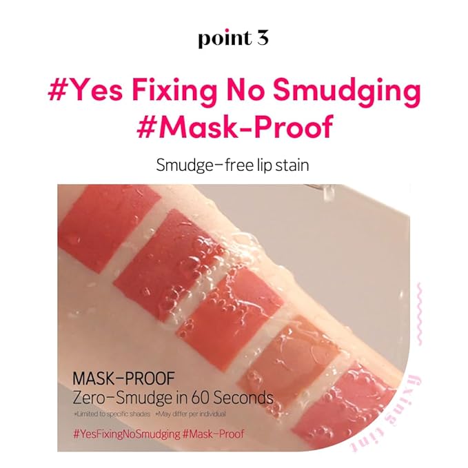 ETUDE Fixing Tint #11 Rose Blending (4g) | Long Lasting High Pigmented Liquid Lipstick | Waterproof Lightweight Matte Finish Lip Stain | Full Coverage | Korean Makeup, Kbeauty