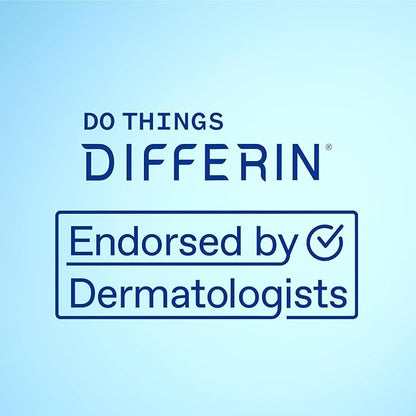 Differin Acne Treatment Gel, 30 Day Supply, Retinoid Treatment for Face with 0.1% Adapalene, Gentle Skin Care for Acne Prone Sensitive Skin, 15g Tube (Packaging May Vary)