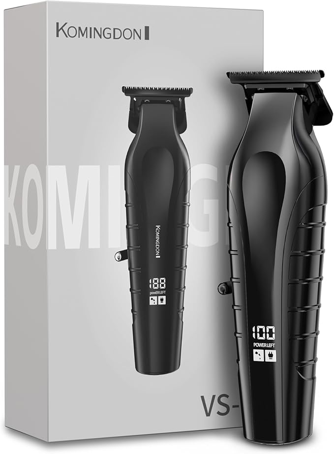 Beard Trimmer for Men Professional,Liners Trimmer Hair Clippers, Precision Edgers Barber Clippers,Zero Gapped T-Blade Hair Trimmer Kit with LCD Display, Hair Cutting Mustache Facial