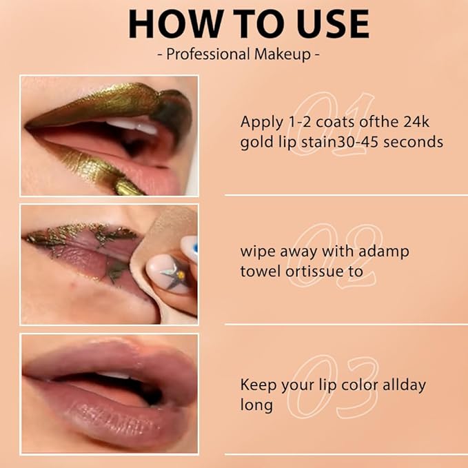Lip Stain Peel Off Masque - Peel Off Lip Stain Tattoo, Peel-Off Lip Tint，Long Lasting Waterproof Transfer-proof Lip Mask Lips Stain Peel Off Lip Gloss,Stay Lip Makeup 03+04