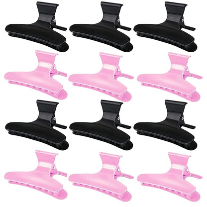 Ondder Hair Clips - Butterfly Hair Clamps, Claw Clips for Styling, Cutting, Coloring, Pro Salon Accessories for Women and Girls
