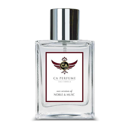 CA Perfume Impression of Noble & Musc for Women and Men Long Lasting Unisex Fragrance Eau De Parfum 1.7 Fl Oz 50ml
