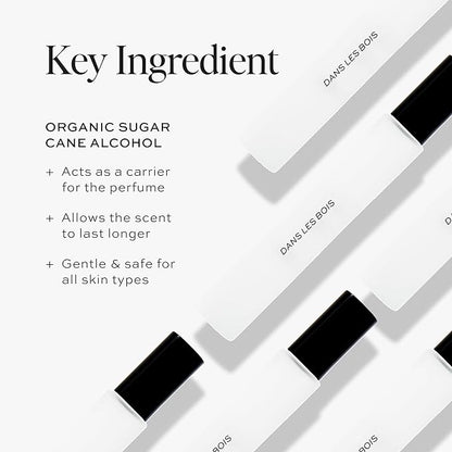 Dime Beauty Perfume Dans Les Bois, 0.34 oz / 10 ml - Travel Fragrance Spray, Feminine and Bold Scent, Hypoallergenic, Clean Perfume, Eau de Toilette For Women