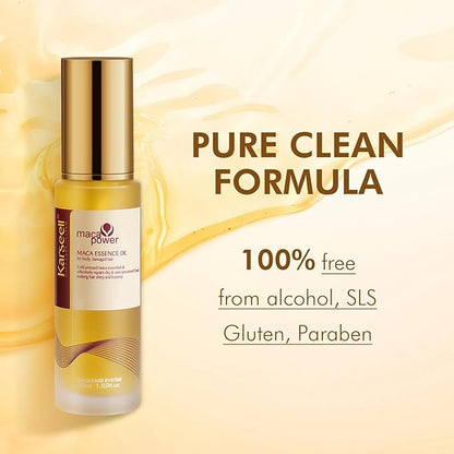 Karseell Moroccan Argan Oil for Hair Healing Cold Pressed Weightless Argan Oil Hair Serum for Dry Damaged Hair 50ml