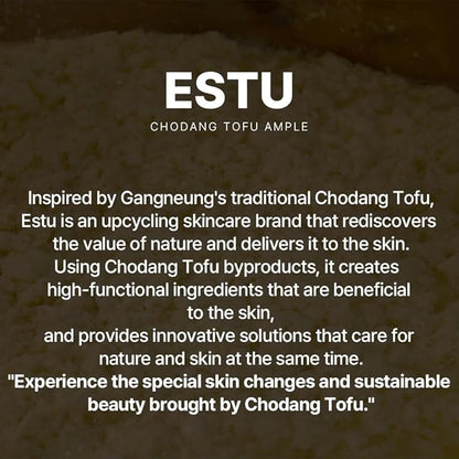 ESTU Chodang Pore Lifting Ampoule 50ml ㅣ Vegan Moisture Essence ㅣ Lightweight Serum with CEXO Technology ㅣ Korean Skincare for Visible Pore Care 50ml