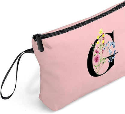 SEAMOON Maid of Honor Friendship Birthday Gifts for Women Her Aunt Sister Bridesmaid Coworkers Bride Personalized Makeup Cosmetic bag with Mirror Mothers Day Christmas Graduation G