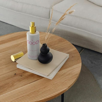 COCO by Stone 5oz All-in-One Spray (Pink Sugar) Shake & Spray Formula for Fabric, Pillows, Interiors, Clothing, Home Fragrance Accessories, Room Perfume, Room Deodorizer, Vegan & Cruelty-Free