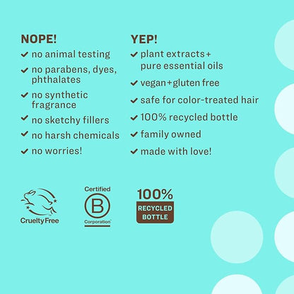 Everyone Hair Care Hair Oil - Coconut & Lemon, 2 fl oz Bottle, Hair Treatment Oils for Shiny Hair, Flyaways & Frizz Control, Sulfate Free & Paraben Free