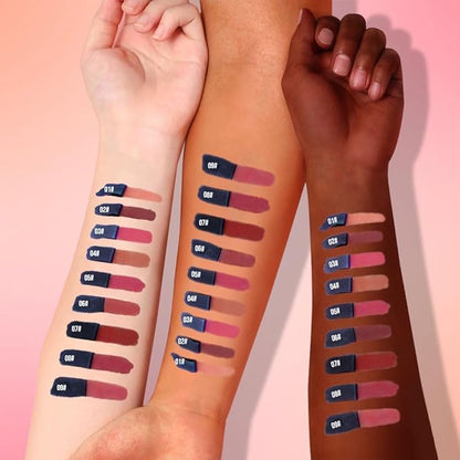Lip Liner - Peel Off Lip Stain | Long Lasting Matte Lip Tattoo | Transfer Proof, Hydrating Formula with Hyaluronic Acid & Vitamin E | Vegan & Cruelty-Free | for All Skin Types(3#Rosy Red)