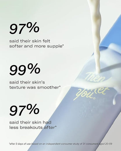 Then I Met You Birch Milk Refining Toner, Exfoliating & Hydrating Face Toner with Birch Juice, AHAs & PHAs, Vegan & Clean Skincare, 3.38 oz
