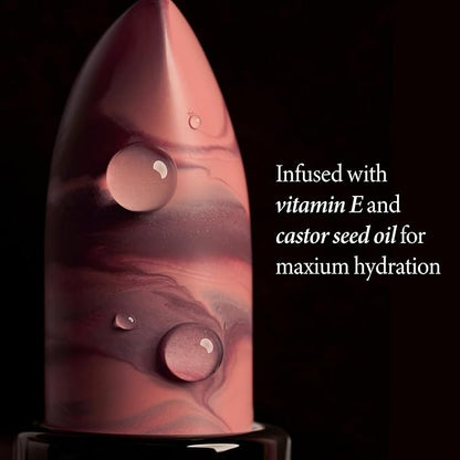 LAURA GELLER NEW YORK Italian Marble Sheer Lipstick - Prego - Hydrating & Lightweight - Vitamin E & Caster Seed Oil - Cream Finish