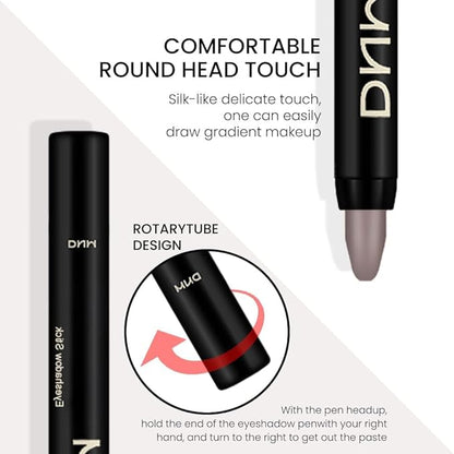 evpct 2Pcs Cream Eyeshadow Sticks Set for Eyes Waterproof, Stone Matte Eye shadow Stick Pencil Pen Bulk sombras en crema para ojos 22+22