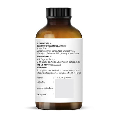 Majestic Pure Tea Tree Essential Oil with Glass Dropper - 3.4 Fl Oz Pack of 2-100% Pure and Natural Tea Tree Oil - Premium Grade Essential Oils for Diffuser, Aromatherapy, Soap and Candle Making