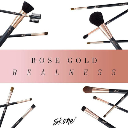 Skone Cosmetics | Professional Grade Makeup Brush | Eye Shadow | Eyebrows | Primer | Smudger | Nylon Brush (Small Shadow Brush)