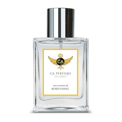 CA Perfume Impression of Roses Vanile for Women Amber Vanilla Fragrance Long Lasting Perfumes for Women Eau De Parfum 1.7 Fl Oz 50ml