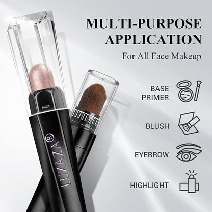 6PCS Cream Eyeshadow Stick Makeup Sets, Metallic And Matte Shimmer Eye Shadow Eye Brightener Stick Pencil Crayon, A05-Wine Red