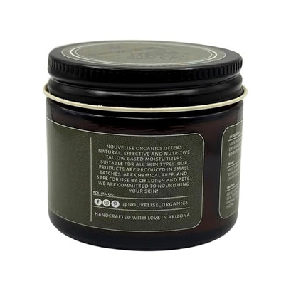 Essence - Whipped Tallow Moisturizer - Neroli (Sweet Orange) - 100% Natural Grass-Fed Tallow & Organic Jojoba. Chemical-Free. Face & Body for Dry, Sensitive & Eczema-Prone Skin. 1.7 oz