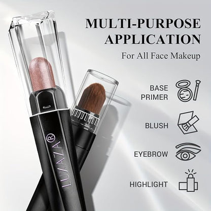 Brown Eyeshadow Stick Makeup Set 6PCS, Neutral Shimmer And Matte Cream Eye Shadow Palette, Metallic Bronze Smoky Eyeliner Brightener Crayon Pencil Kit, Ideal Gift for Women -Dusk Bloom