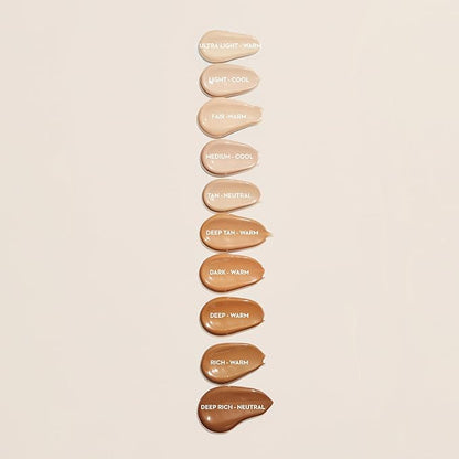 Lumene Color Correcting CC Cream - Lightweight Foundation - Medium Coverage - Redness Reducing Face Makeup for Glowing Complexion - Vegan Formula + Suitable for All Skin Types - Ultra Light (1 fl oz)