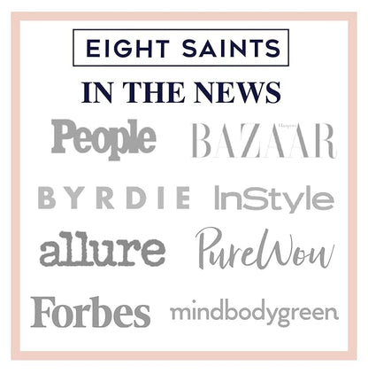 Eight Saints Bright Side Cream Facial Cleanser, Moisturizing Non-Foaming Daily Face Wash, Natural and Organic, Gentle and Effective Facial Cleanser, Makeup Remover, Nourishing and Hydrating, 6.7oz