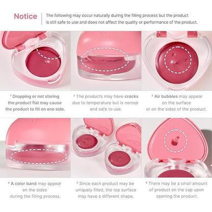 dasique Souffle Color Pot #06 Mocha Bun – Makeup Blush, Buildable Silky-Smooth Texture, Build-In Mini Brush, Multi-Use For Cheek and Lip