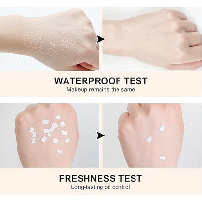 Mineral Setting Powder, SPF 35, Sunscreen Fair Face Loose Blurring FinishingPowder, Sheer Coverage, Weightless and Oil Control, Extend Base Makeup(#02 Fair Setting Makeup)