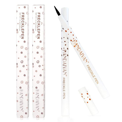 Freckle Pen 4 Colors Available, Natural Lifelike Freckle Makeup Pen, Waterproof Long Lasting Quick Dry - Light Brown, Natural Coffee, Chestnut, Dark Brown